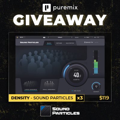 Sound Particles Density Giveaway