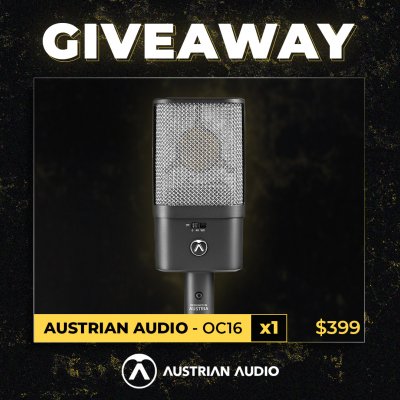 Austrian Audio OC16 mic giveaway